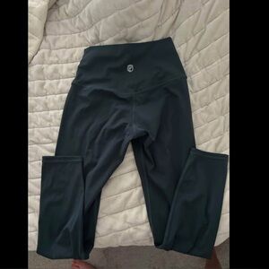 Born primitive women’s teal blue 7/8 leggings